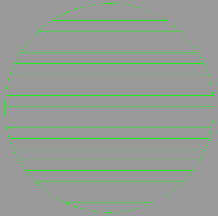 Bloque Autocad Vista de Árbol Color 25 en Planta